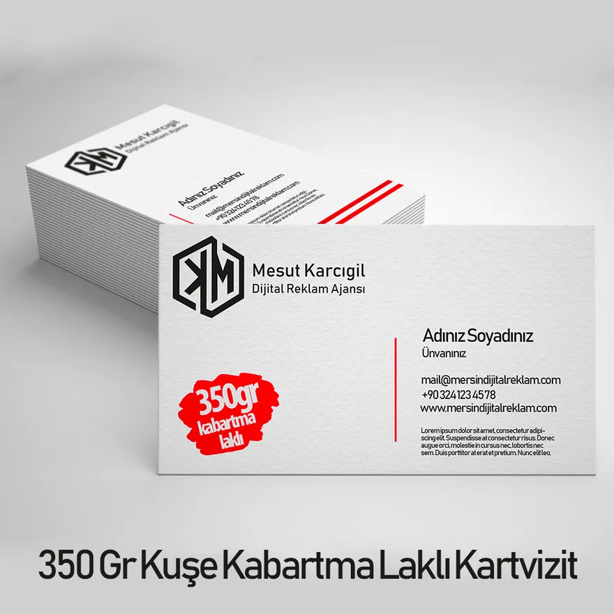 Kabartmalı Kartvizit — detay görseli 2