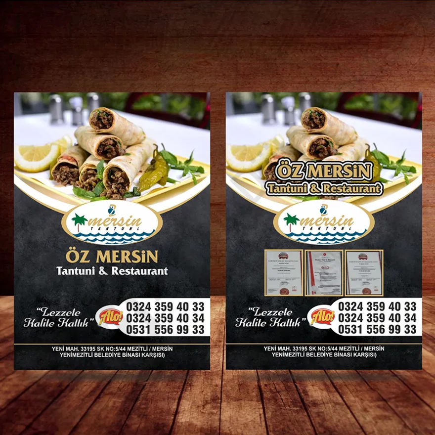 Broşür A4 baskı örneği — MK Dijital Mersin